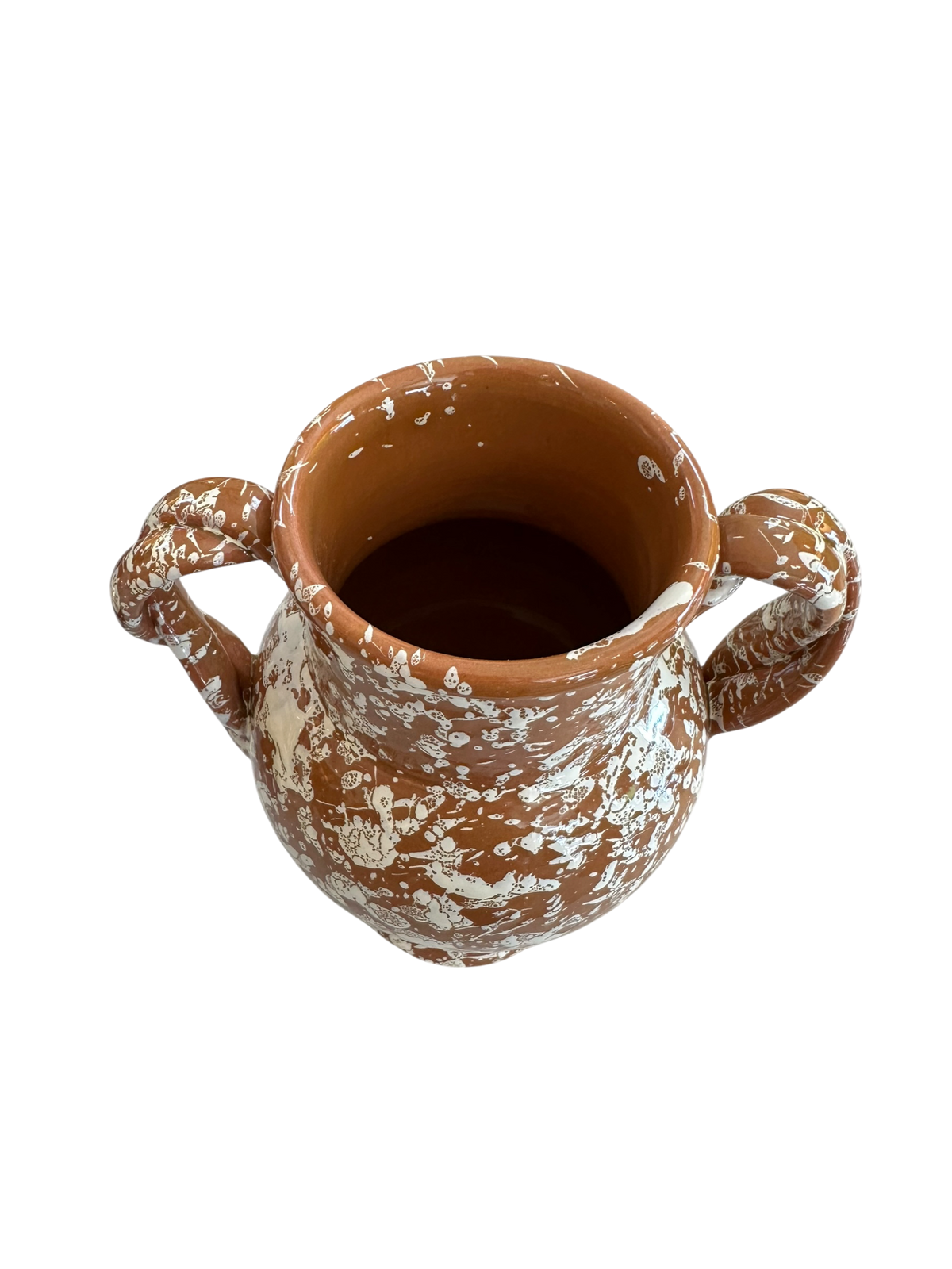 Verona Vase - Terracotta Splatter