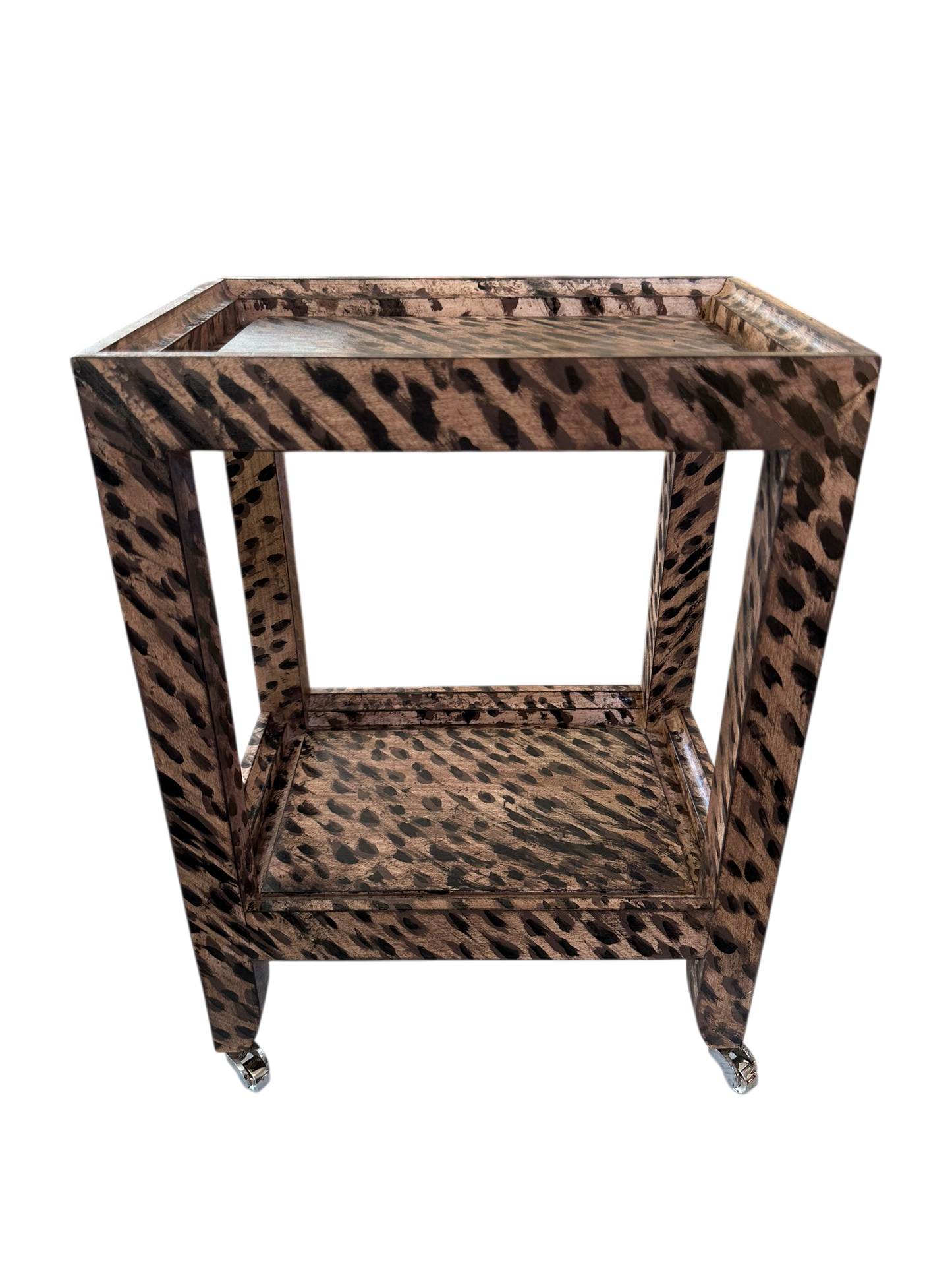 Bespoke Faux Tortoiseshell Telephone Table