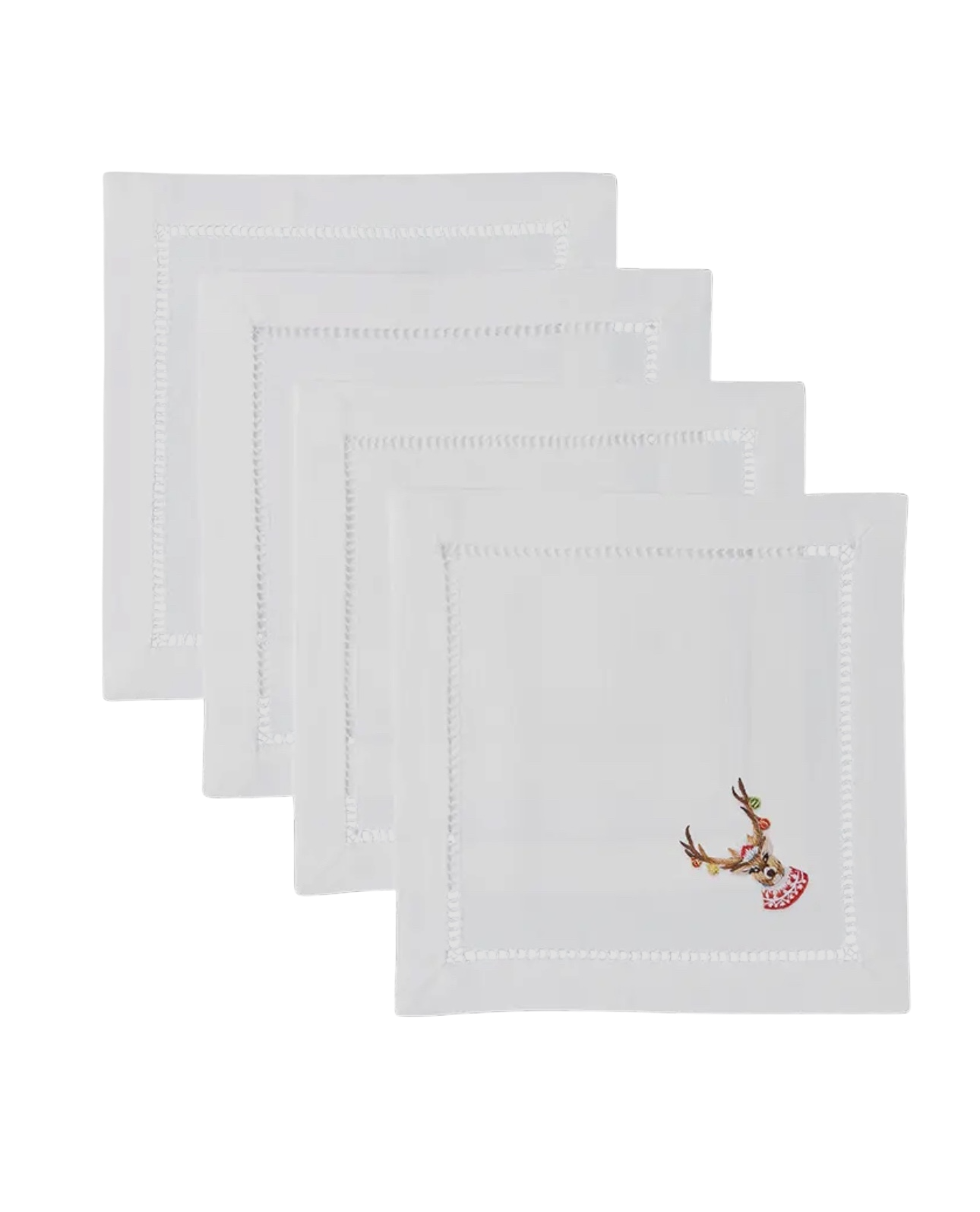 Holiday Cocktail Napkins / Set of 4