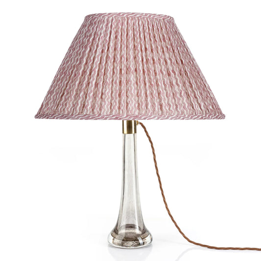Fermoie Pink Popple Lampshade- Oval
