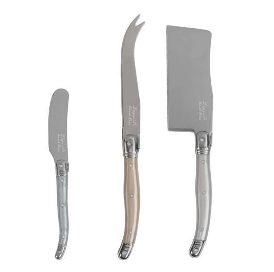 3-Piece Laguiole Cheese Knife Set