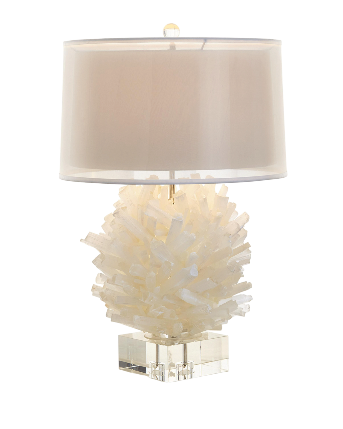 Selenite Table Lamp