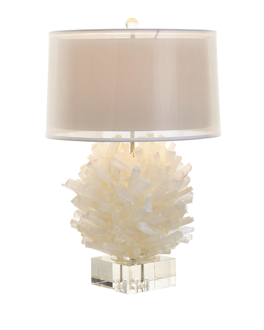 Selenite Table Lamp