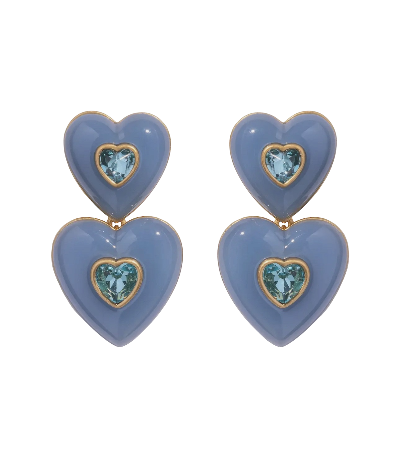Elodie Heart Drop Earrings