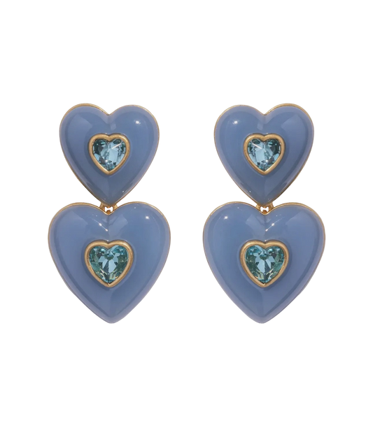 Elodie Heart Drop Earrings