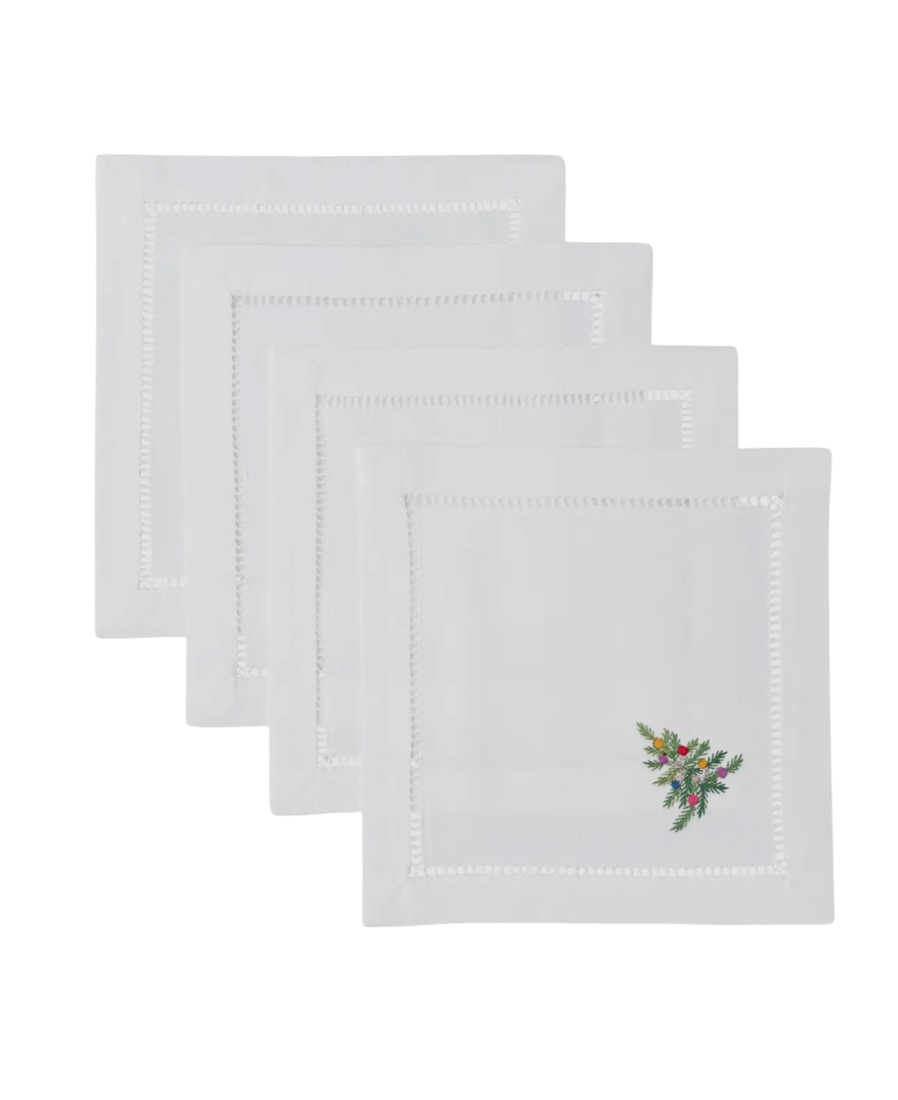 Holiday Cocktail Napkins / Set of 4