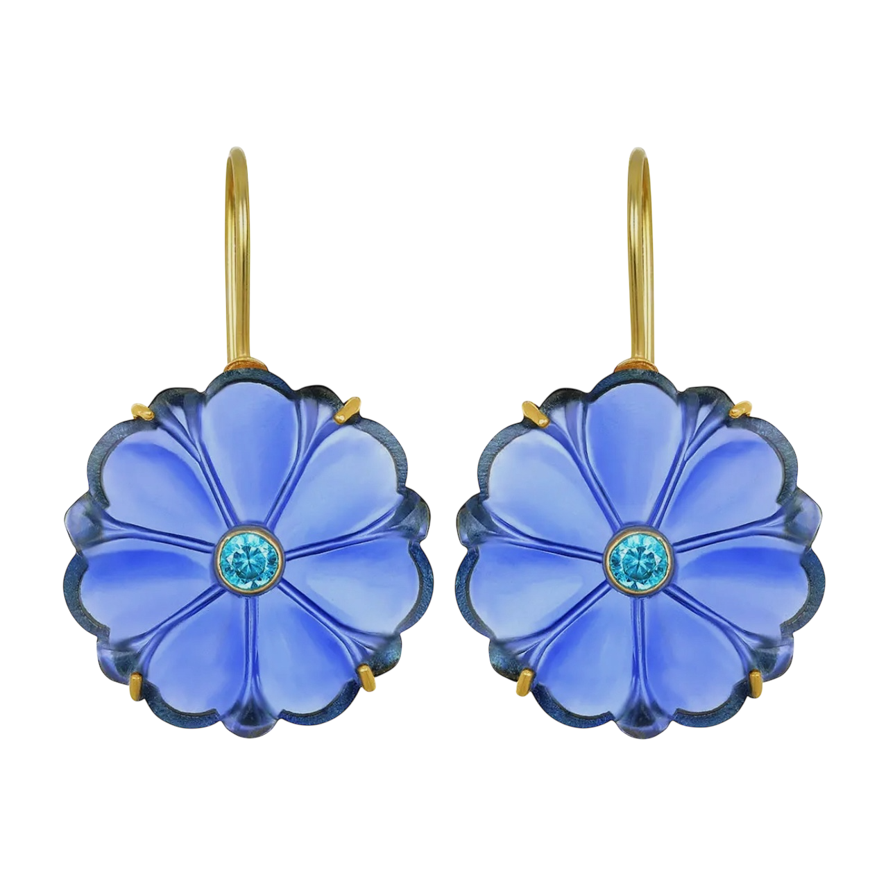 Magnolia Earring-Indigo