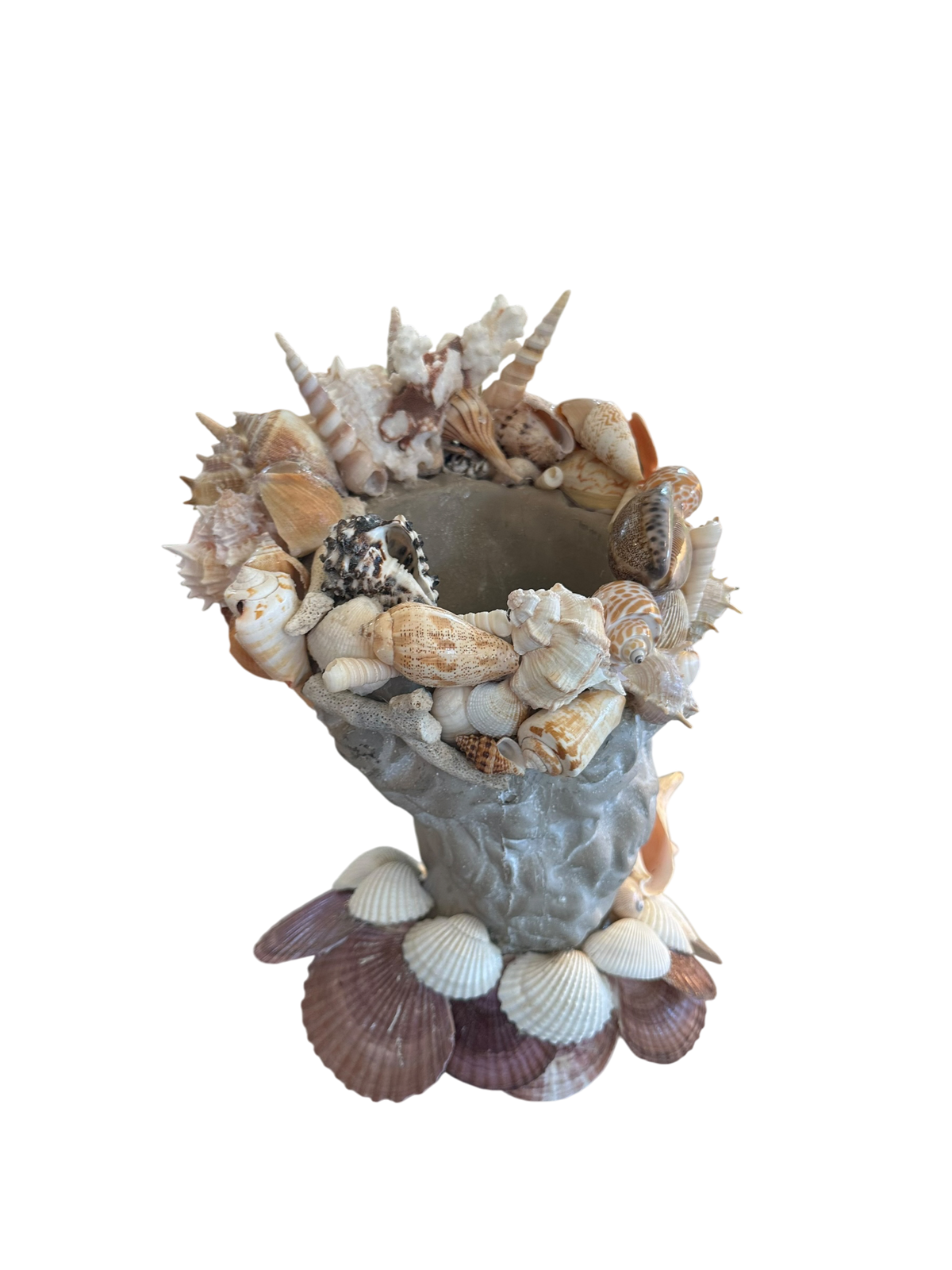 Jenn Leverett Art - Shell Encrusted Bust Planter