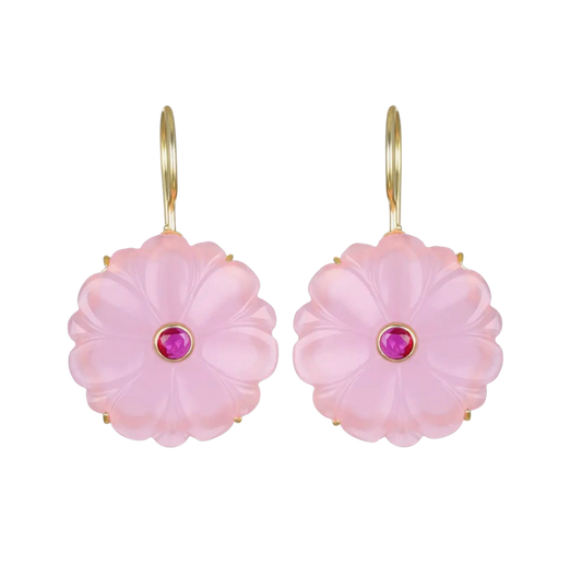 Magnolia Earring - Strawberry