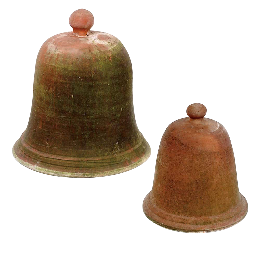Aged Terra Cotta Bells