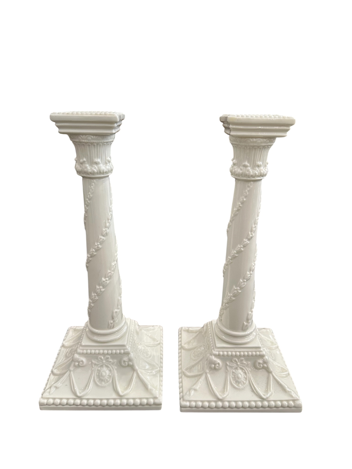 Vintage English Candlesticks w/ Rams Head