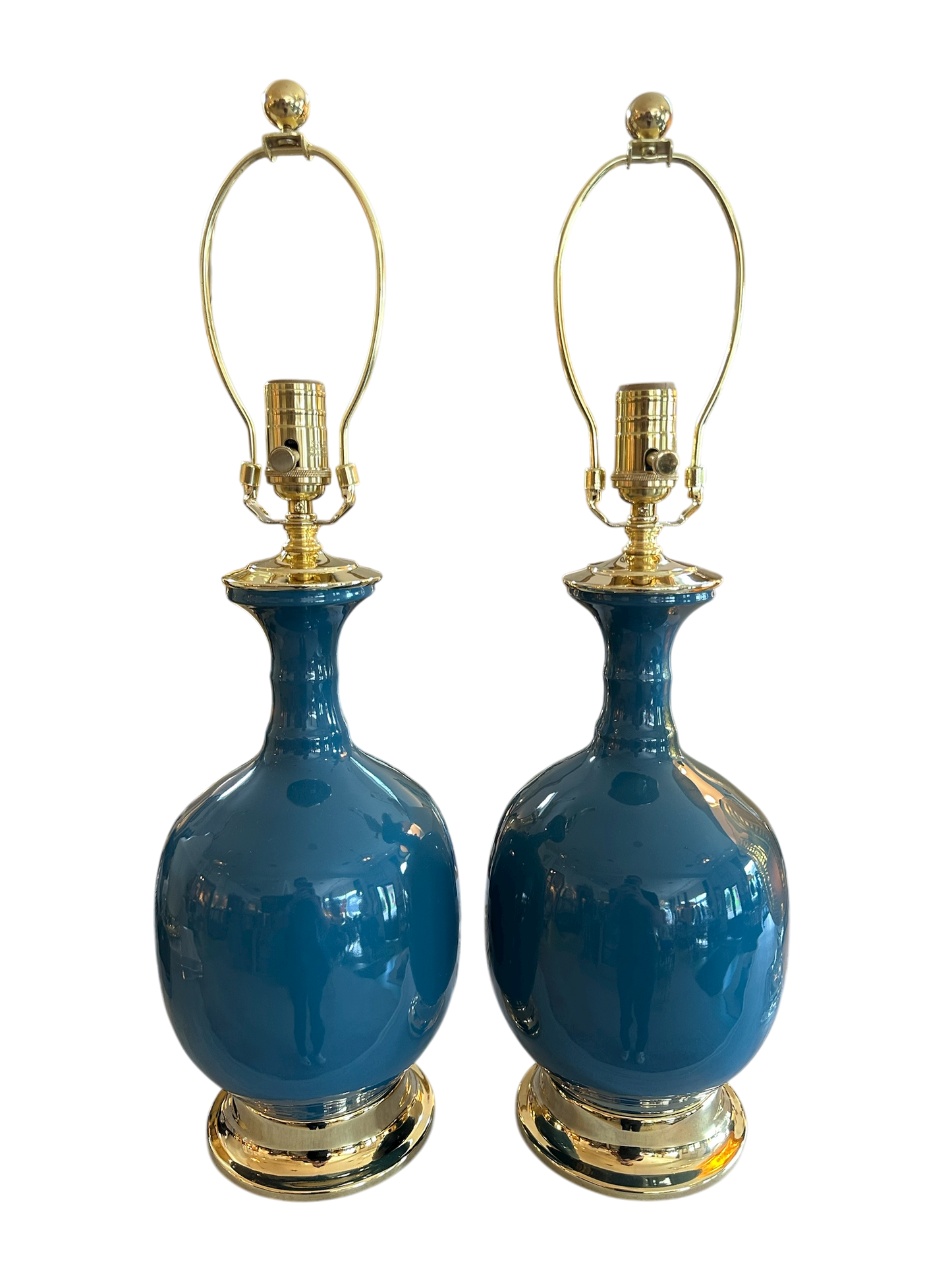 George Lamp in Teal