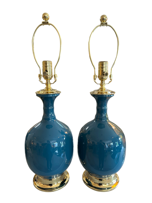 George Lamp in Teal