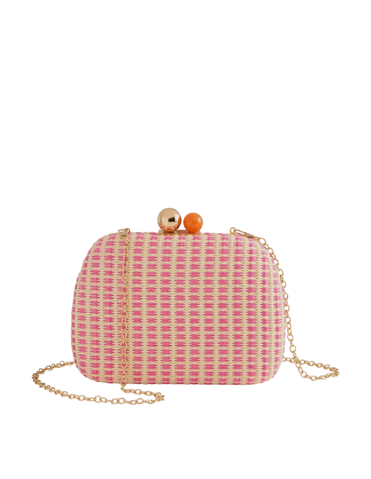 Raffia Colorful Clutch - 3 Colors