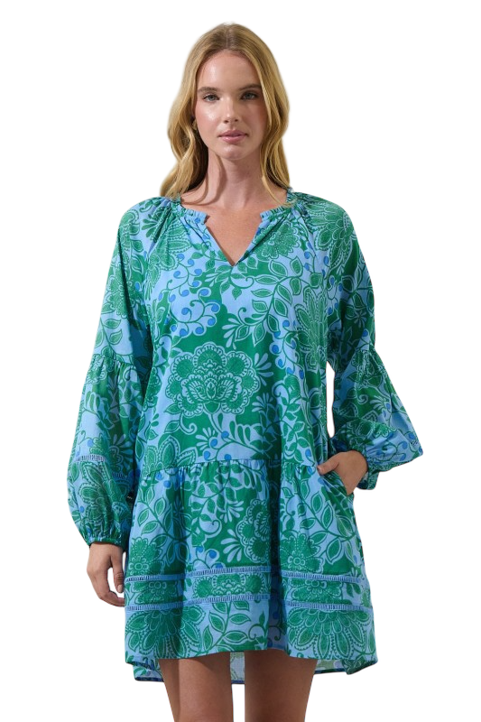 Floral Ivonna Shift Mini Dress