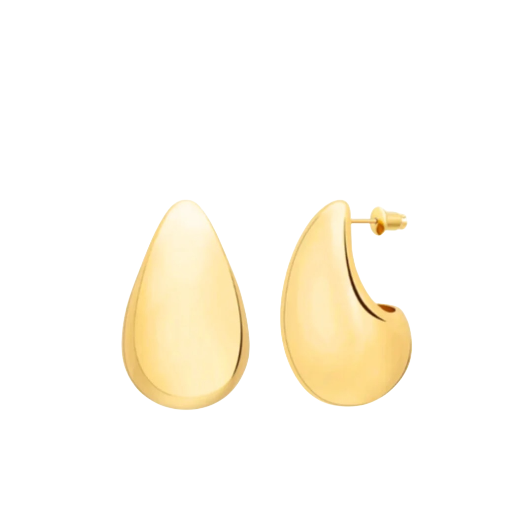 Gold Teardrop Earrings