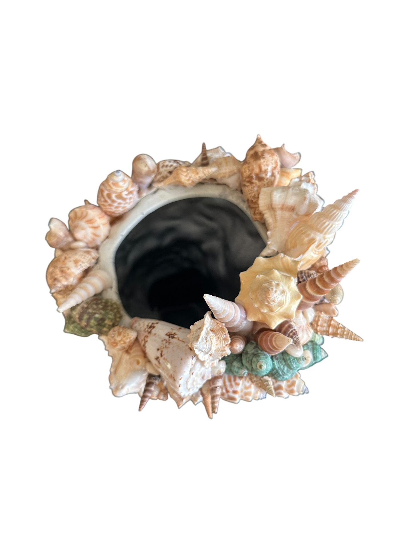 Jenn Leverett Art - Shell Encrusted Bust Planter