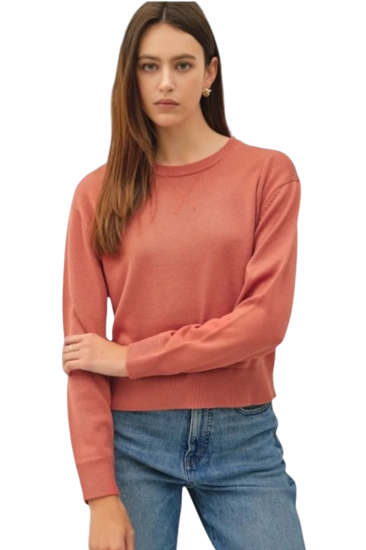 Knit Crewneck- 3 Colors