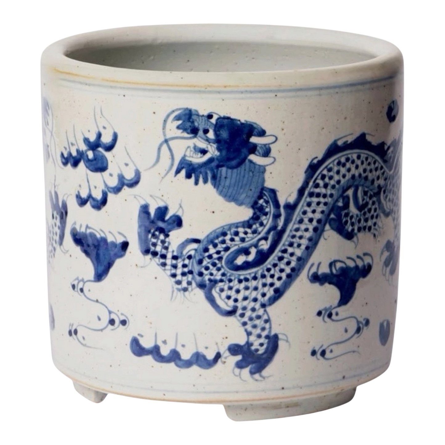 Blue & White Dragon Cachepot