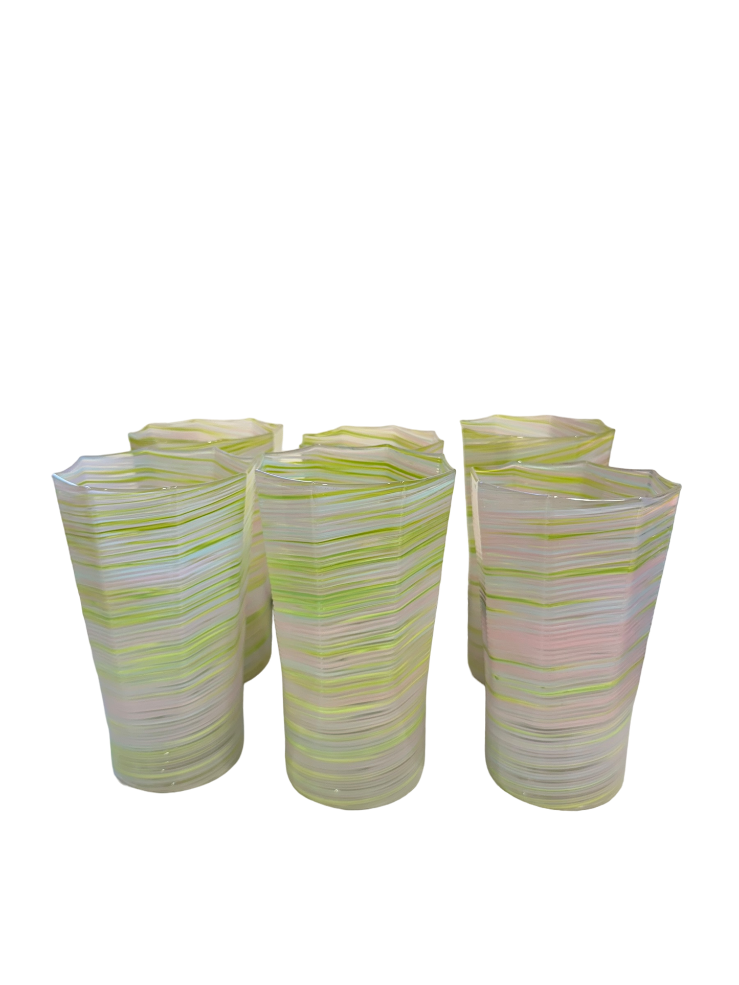 Tall Octagonal Glasses