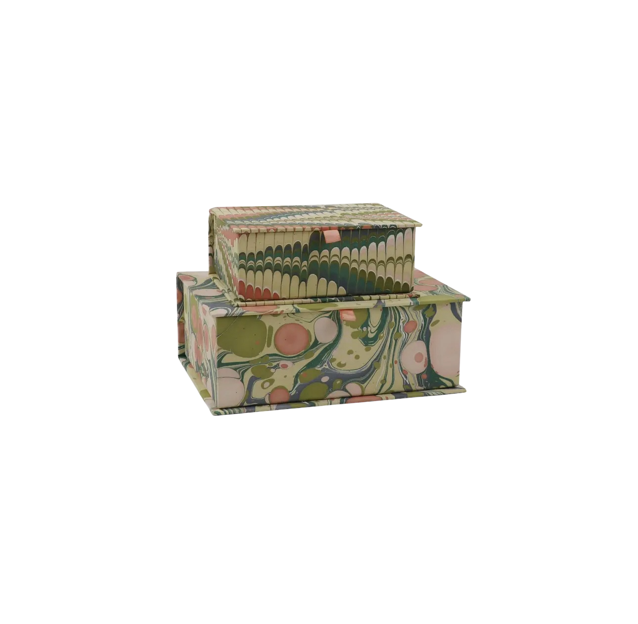 Marbled Keepsake Box Set - Moss & Mountain