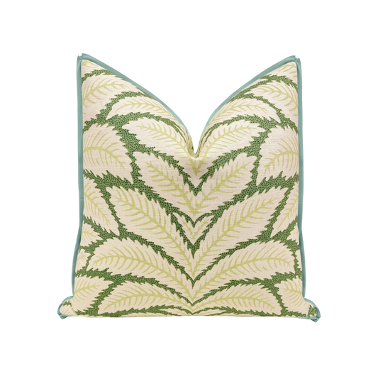 Talavera Linen Leaf 24x24