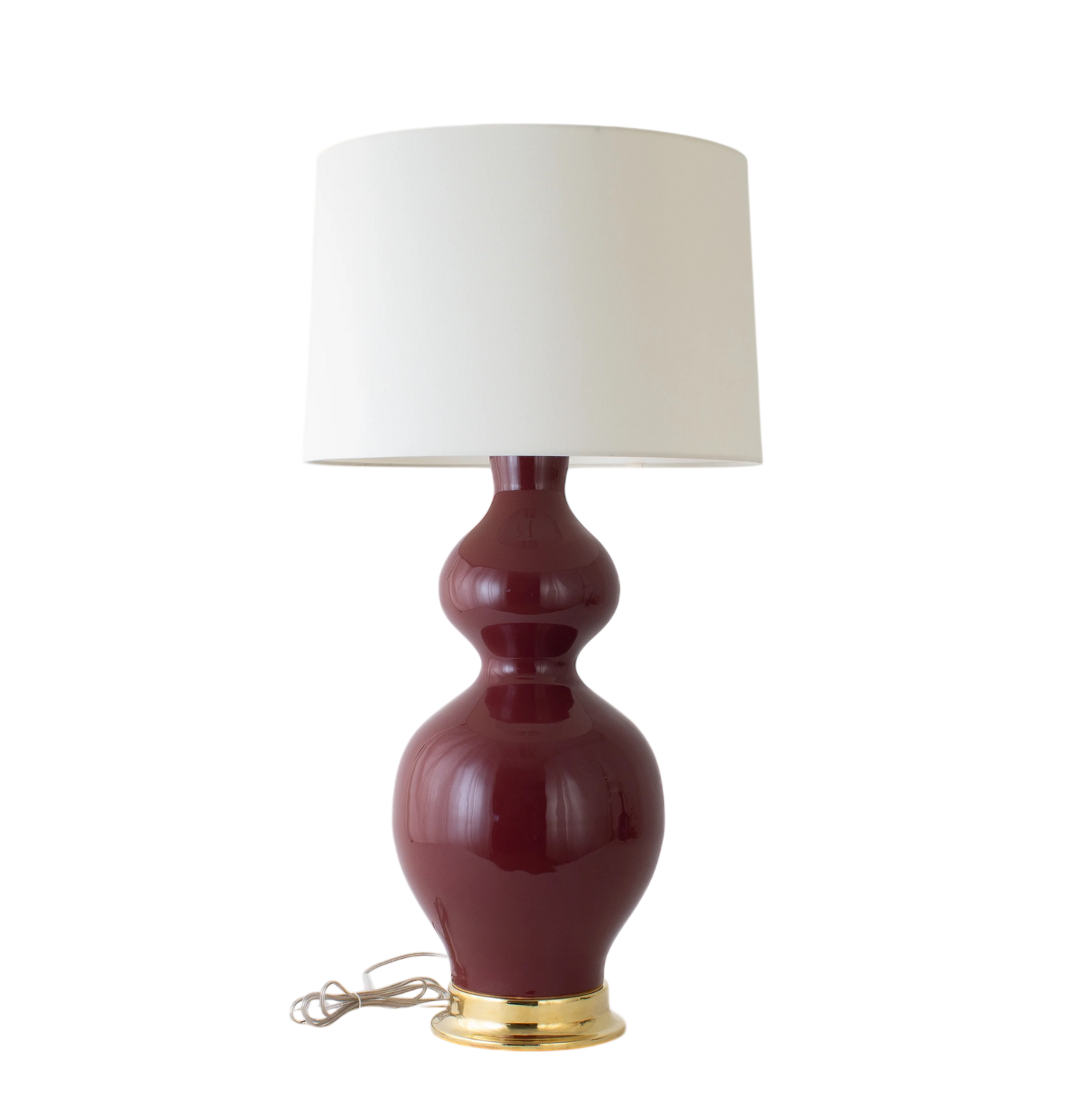 Double Gourd Lamp - Oxblood