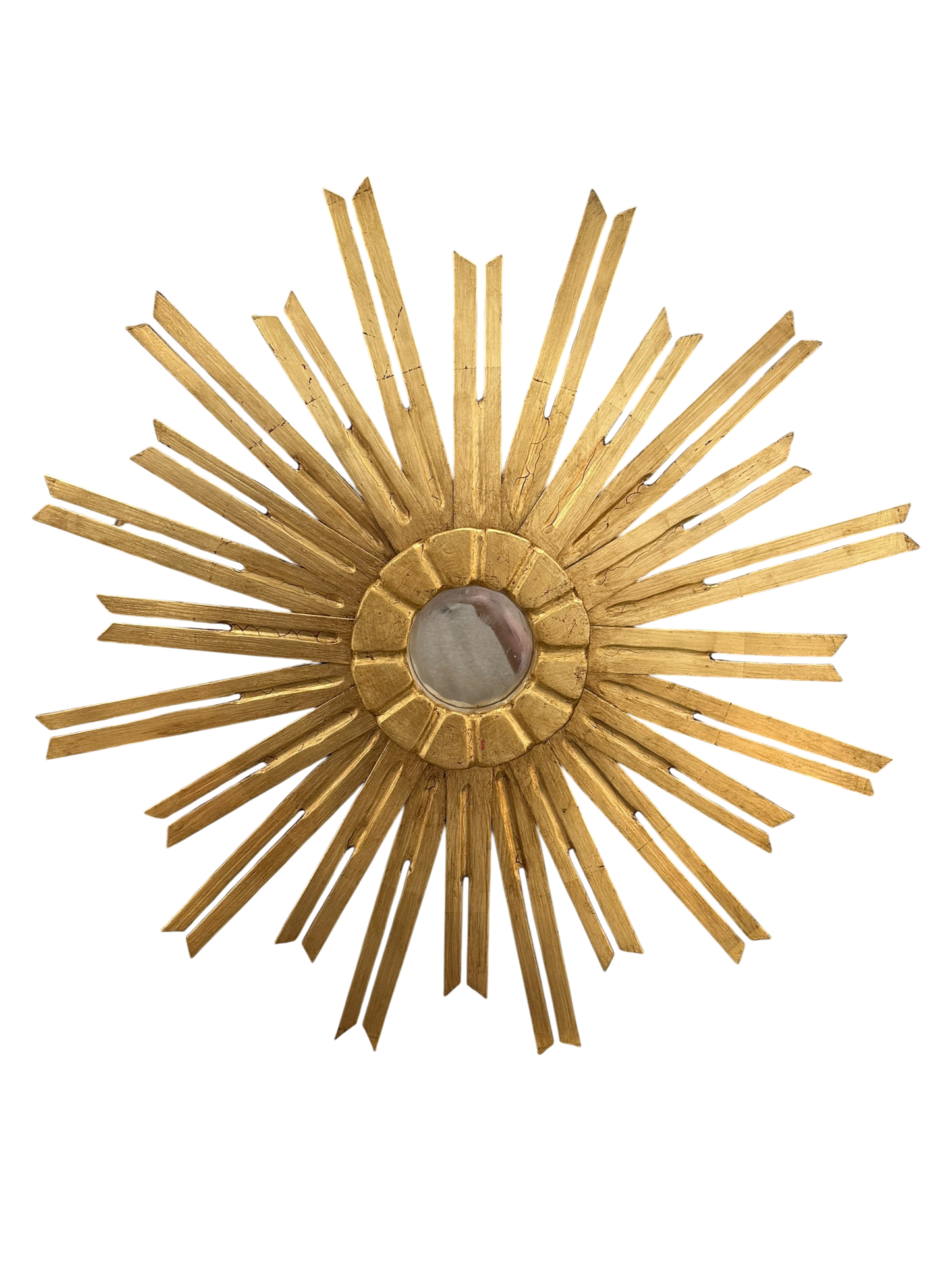 Gold Sunburst Mirror III