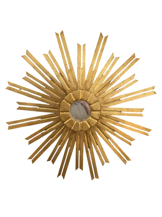 Gold Sunburst Mirror III