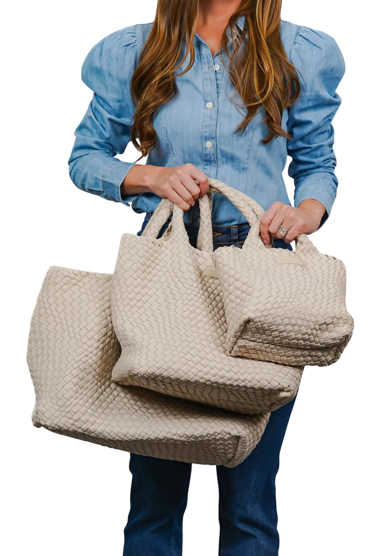 Oversized Woven Tote - 3 Colors!