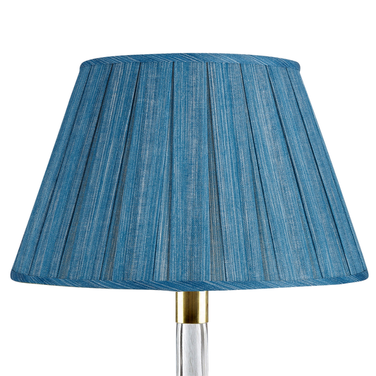 Fermoie Box Pleat Sacre Blue Lampshade
