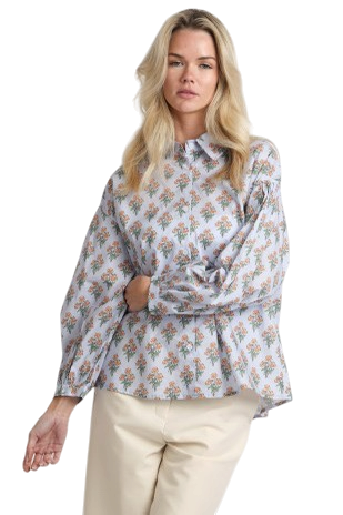 Block Print Cotton Shirt