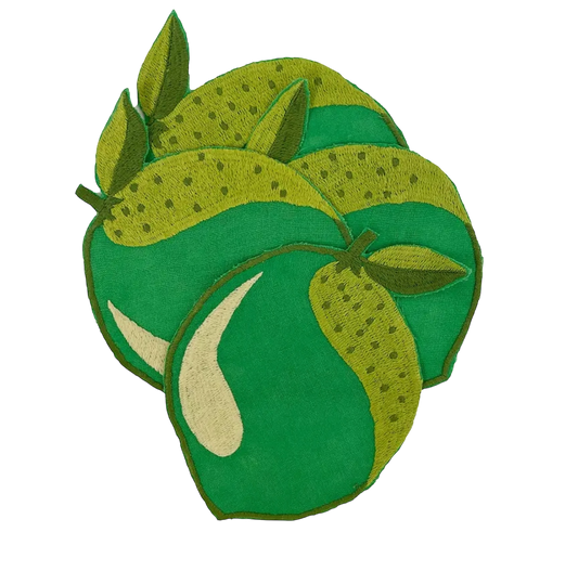 Lime Cocktail Napkins, Set of 4