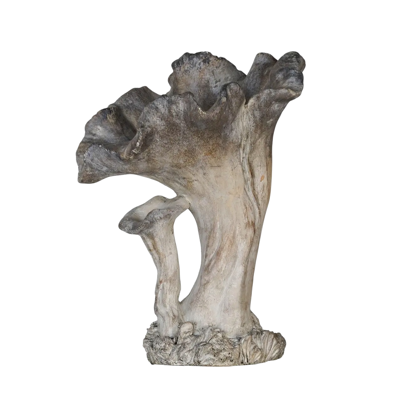 Concrete 2 Cap Mushroom Specimen