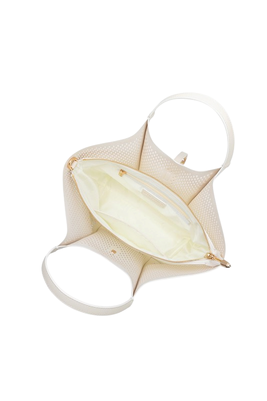 Malia Vegan Leather Tote - Ivory