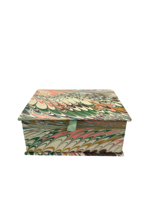 Hand-Marbled Keepsake Box Small