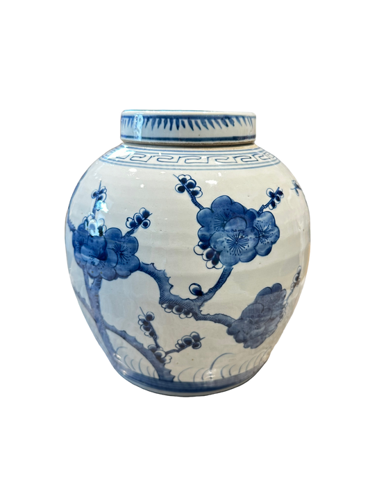 Cherry Blossom Flat Top Jar
