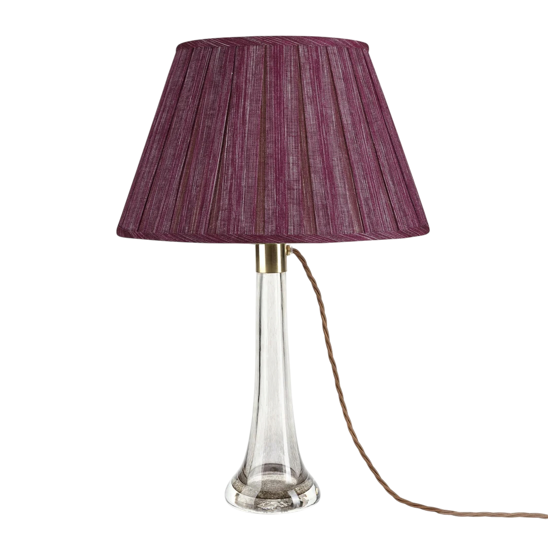 Fermoie Box Pleat Back to the Fuschia Lampshade
