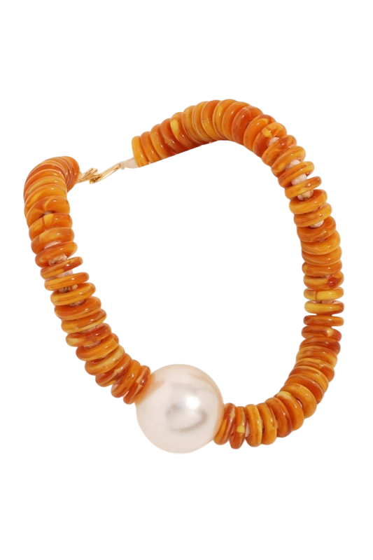 Resin Beaded Statement Necklace