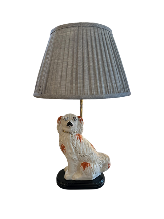 Antique Staffordshire Lamp