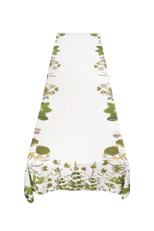 Herb Garden Linen Tablecloth