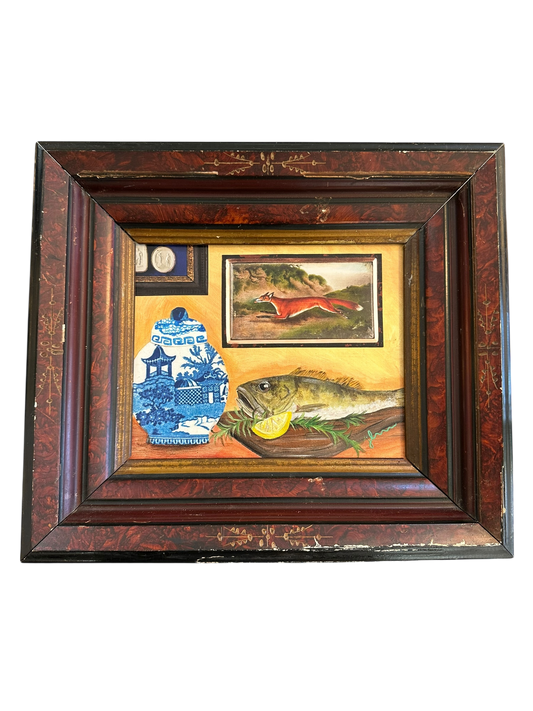 Jenn Leverett Art - Decoupage Still Life VI