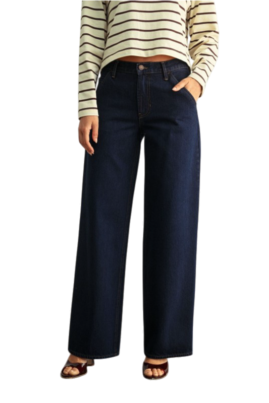 Trouser Pocket Straight Leg Denim Jean