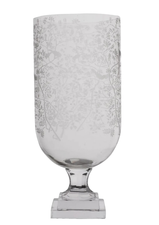 Chinoiserie Bird Footed Hurricane