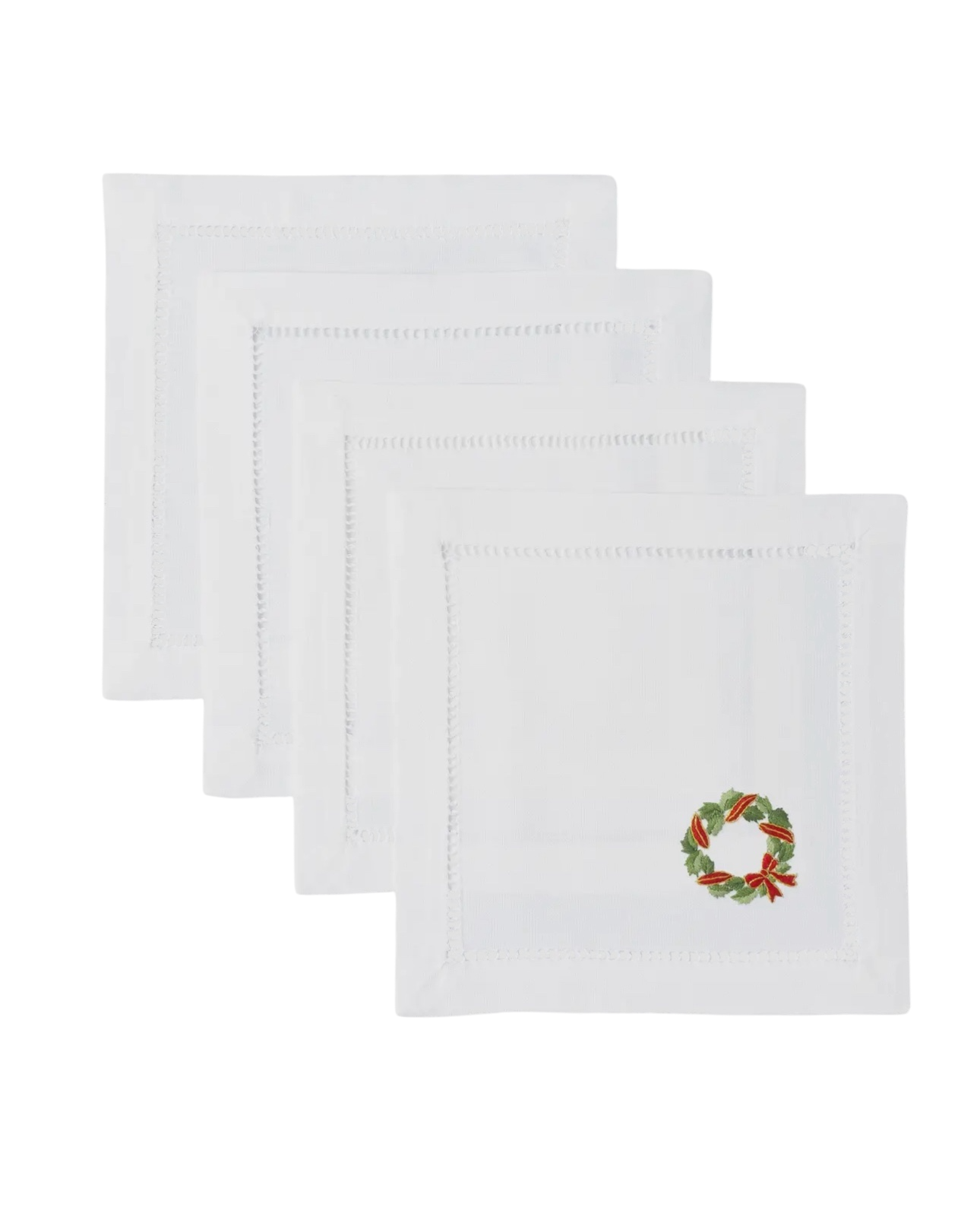 Holiday Cocktail Napkins / Set of 4