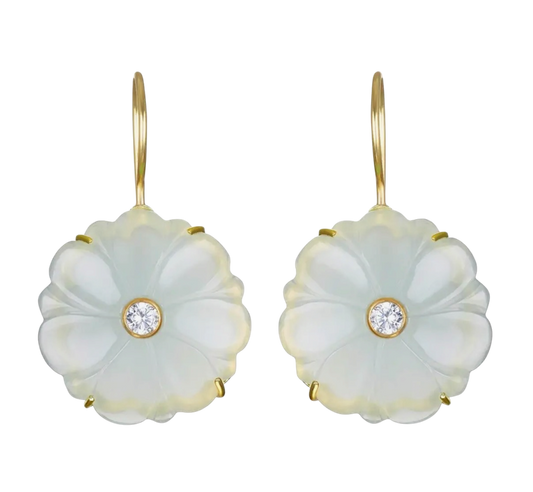 Magnolia Earrings - Sage