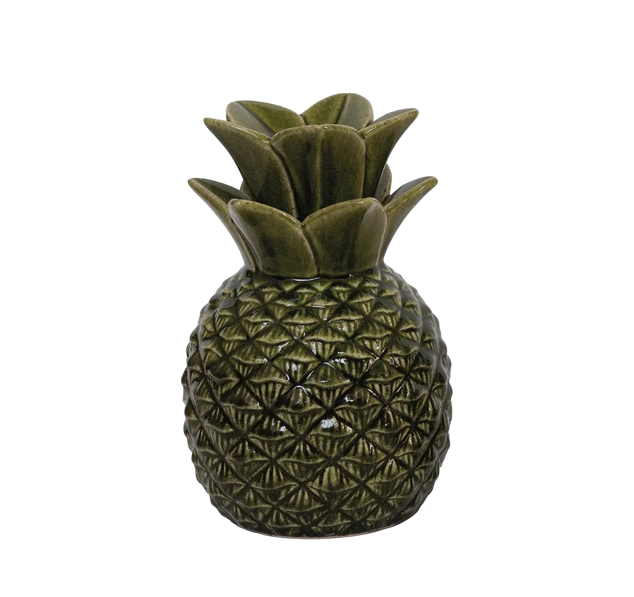 Green Pineapple Vase