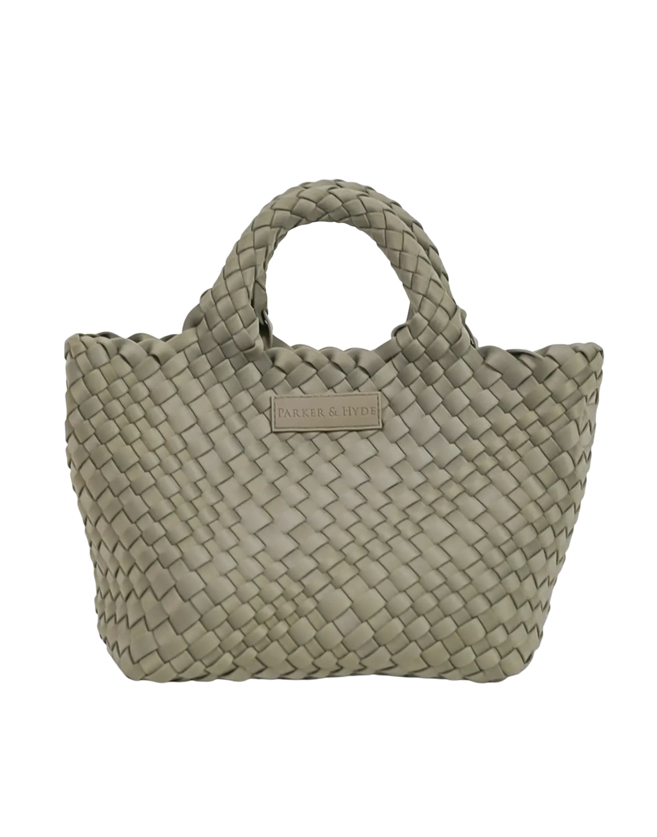 Mini Woven Tote - Stone