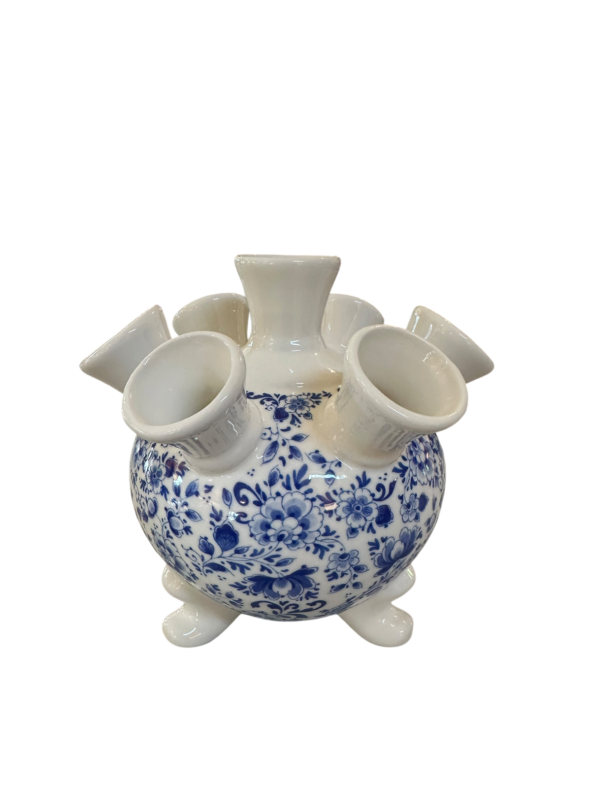 Blue & White Tulipiere - 2 Sizes