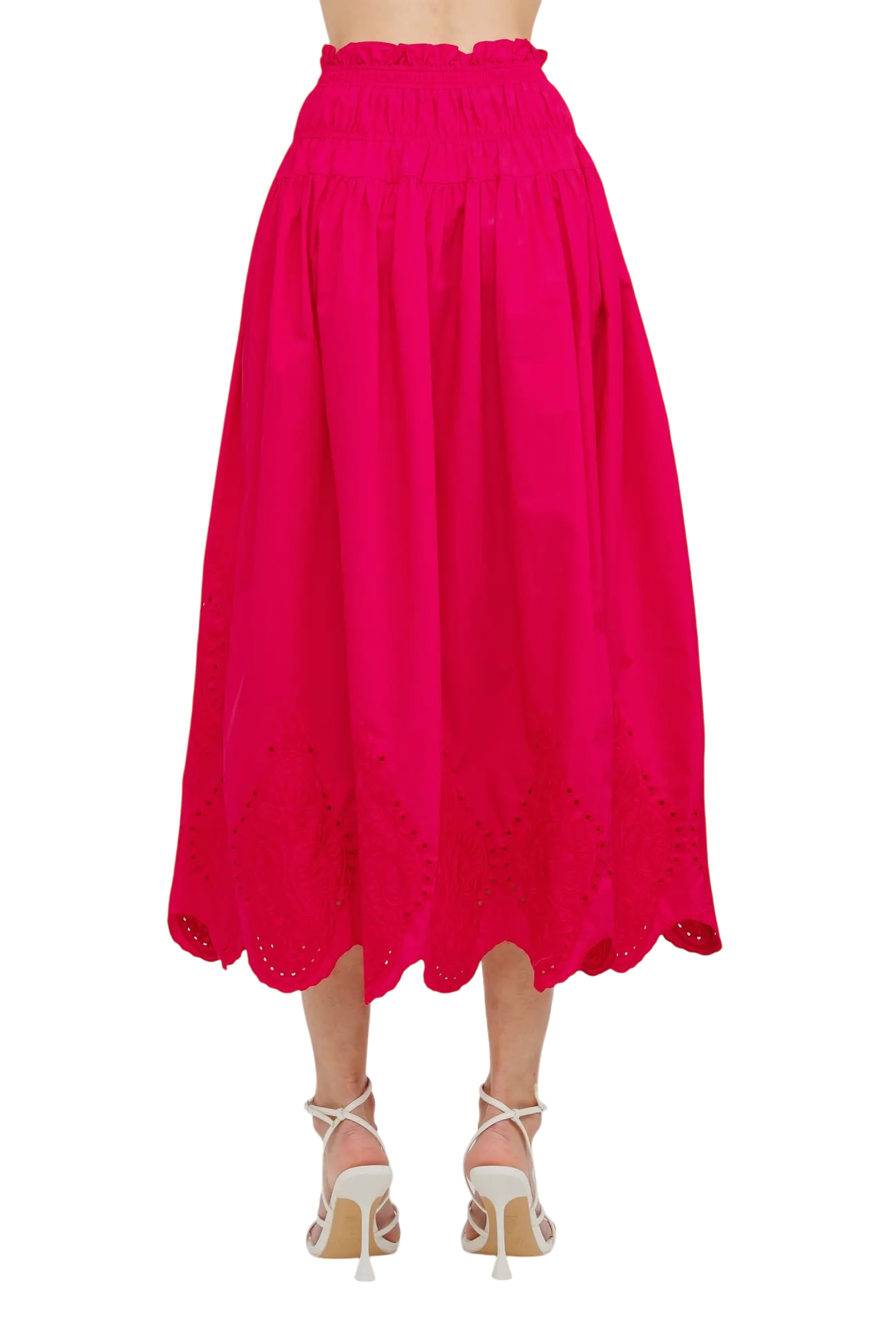 Margot Scallop Hem Skirt